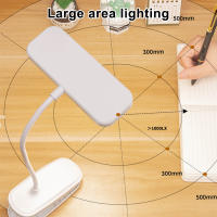 Lámpara De Escritorio Recargable USB Con Clip Y Luz Nocturna Para Dormitorio Estudio Lectura Oficina 360° Flexible - details 4