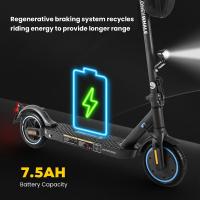 HONEYWHALE E9 Patinete Scooter Eléctrico, Motor 350W, Batería 36V 7.5Ah, Neumáticos de 8.5'', Velocidad Máxima de 20km/h, Autonomía Máxima de 25km, IP54, Control por APP, Frenos Dobles, Adecuado para Actividades al Aire Libre, Certificación ABE - details 2