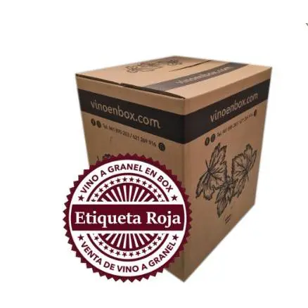 Vino Tinto Etiqueta Roja en bag in box 15 litros - Vinoenbox.com - Urizarna - 1