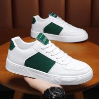 Zapatos De Deporte Para Hombre En Blanco Versátiles Con Suela Gruesa Y Transpirables Zapatillas Casuales Ligeros Para Correr Y Tenis - details 3