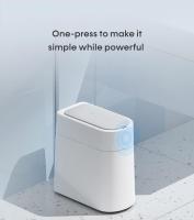 TOWNEW T3 - Bote de basura automático delgado con sensor de movimiento infrarrojo con tapa, autosellado y cambiante, bote de basura impermeable de 3.4 galones, cubos de basura sin contacto para baño - details 6