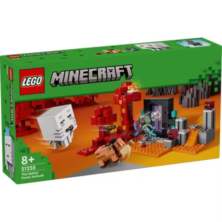 Lego Minecraft La emboscada en el portal de Nether Lego  21255 - 1