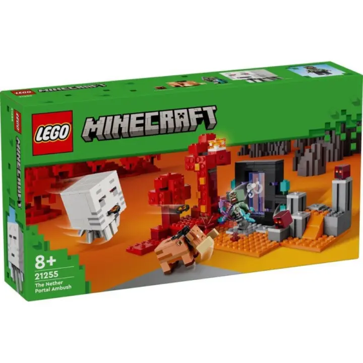 Lego Minecraft La emboscada en el portal de Nether Lego  21255 - 1