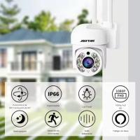 Cámara Vigilancia Domo 3MP, Visión Nocturna Color, H.265, Audio 2 Vías, Detección, 128GB, Wi-Fi, IP66 - Jortan Tech - details 2