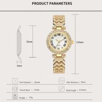 Reloj De Lujo Para Mujer 2023 Reloj De Pulsera De Cuarzo Con Diamantes Y Rhinestones Estilo Elegante Reloj Para Niña Relogio Feminino - details 0