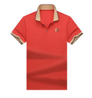 Camisa Polo Casual Para Hombres Con Bordado Manga Corta Color Sólido Moda Top Antigüedad Primavera Otoño Algodón Blends - details 11