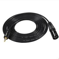 Banner - Cable audio XLR 3 pin macho a Jack 3.5 mm macho