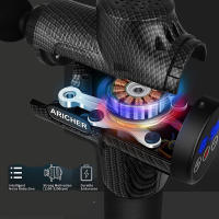 Masajeador De Fascia De Carbono Con Ajuste De Fuerza Multifuerza Para Músculos Profundos Recarga Rápida Y Conveniente Relaxación Muscular - details 2