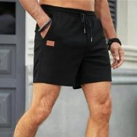 Shorts De Entrenamiento Para Hombres Verano 2024 Color Sólido Algodón Lino Transpirable Pantalones Sueltos Deporte Al Aire Libre - details 7
