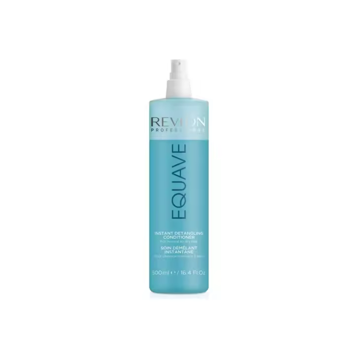 Revlon - Acondicionador instáneo sin aclarado Equave 2 fases con keratina para cabello seco y dañado, fórmula bifase desenredante e hidratante, cuidado capilar profesional - 1