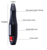Máquina De Uñas Profesional 20000RPM Con Conjunto De Brocas Y Archos Para Remover Esmalte De Gel Herramientas De Pulido De Uñas Bajo Ruido Kit De Archos - details 4