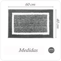 YverLand Alfombra de baño para bañera o plato de ducha antideslizante y de secado rápido, gracias a sus absorbentes y suaves microfibras. - details 0