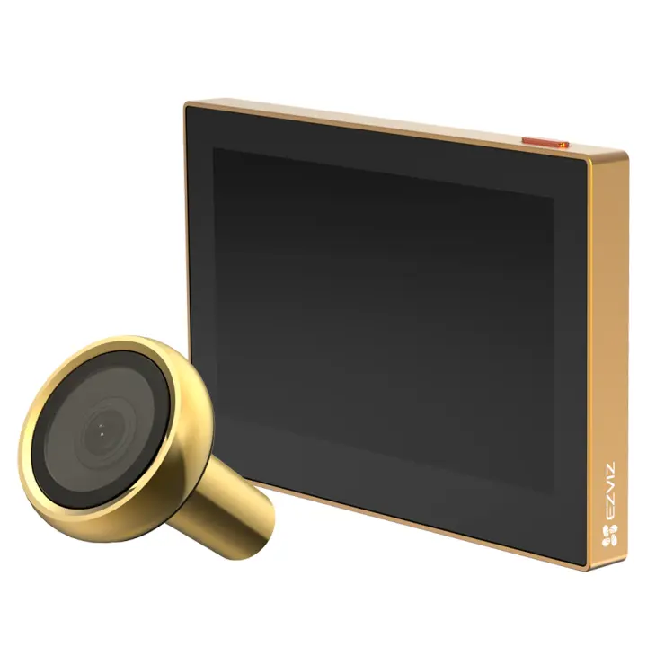 Ezviz HP2 Mirilla inteligente Pantalla a color 4.3" Resolución 1080p Vista en vivo desde cualquier lugar Vista gran angular de146º WiFi 2.4 GHz Batería recargable 2200 mAh - 1