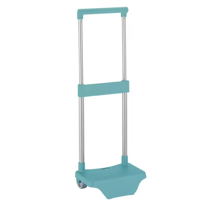 Carro Portamochilas Turquesa. Abierto 22X17X67,5 Cm (Safta 641099705) - 1