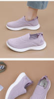 Zapatos para mujer Primavera y Otoño nuevos zapatos sin cordones para mujer Zapatos casuales para caminar Zapatos de madre de suela suave Zapatos deportivos personalizados de moda para mujer - details 1
