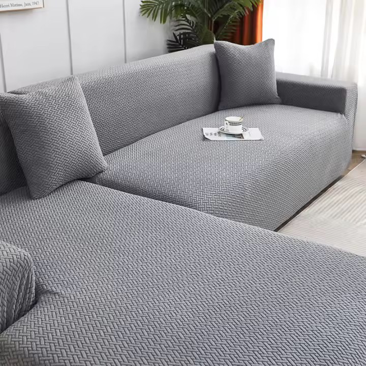 Cubierta De Sofá Jacquard 1 PC Protector De Sala Impermeable Lavable Desmontable Para Sala De Estar Estilo Poliéster - 1