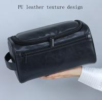 Bolsa De Viaje Para Hombres Y Mujeres Organizador De Maquillaje Y Cosméticos PU Impermeable Con Almacenamiento Portátil Y Colgante - details 5