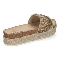 PuntoSalao Sandalias doradas de plataforma cómodas estilo bio para mujer AY-3072 - details 2