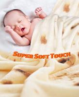 Manta Burritos 150cm Tortilla de Doble Cara, Gigante Redondo Novedad Taco Wrap Mantas Calientes Suave Comodidad Realista de Franela de Peluche Toalla de Comida Regalos Creativos para La Familia - details 2