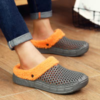 YRZL Pantuflas De Invierno Para Hombres Y Mujeres Zapatos Casuales No Friccionantes De Algodón Antideslizantes Para El Interior Del Hogar - details 11