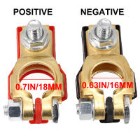 Conector De Terminal De Batería De Coche 2pcs Cable De Cable Para Batería Universal 12V 24V Positivo+Negativo Placas De Batería - details 6