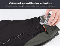Pantalones De Senderismo Para Hombre LNGXO Térmicos Y Resistentes Al Viento Impermeables Technología De Capucha Suave Y Transpirable Para Camping Esquí Trekking - details 7