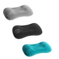 Almohada De Viaje Inflable JJYY Almohada De Coche Avión Plegable Para Cuello Almohada De Silla De Oficina Y Hogar Relleno De Fibras De Bambú - details 3