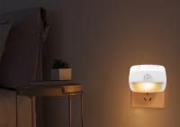 Luz Nocturna LED Mini Con Sensor De Movimiento PIR Para Dormitorio Baño Pasillo Armario Enchufe Europeo Y Estadounidense Incluida Luz Nocturna Rectangular Para El Hogar - details 0