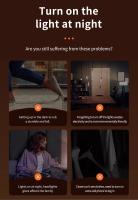 Luz Nocturna LED Inalámbrica Con Sensor De Movimiento EU Enchufe En Lámparas De Pared Para Dormitorio Escaleras Toilette Corredor Decoración Iluminación - details 1