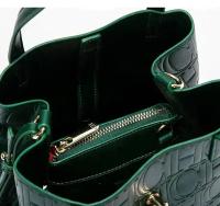Bolso Bandolera Para Mujer CH Embossed Con Diseño De Impresión De Letras Gran Capacidad Elegante Temperamento Bolso De Mano Casual - details 27