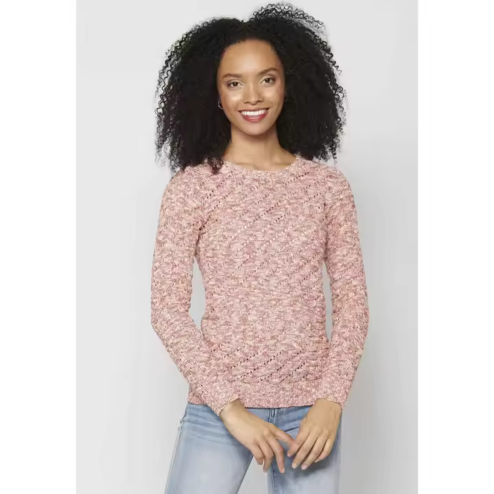 Koroshi Jersey de punto acrílico color coral | Ropa casual - 1