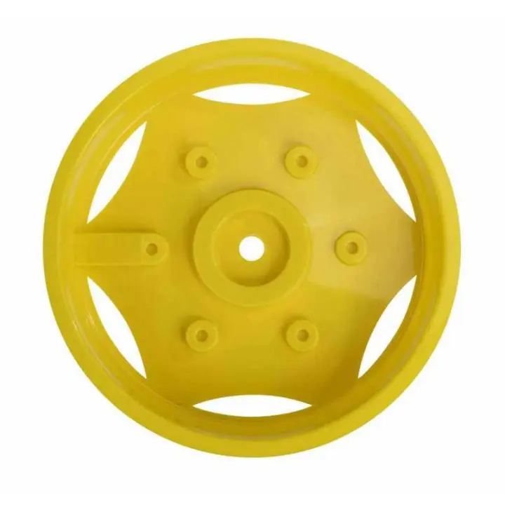 Rolly Toys Rueda Trasera X-Trac Premium Amarillo - Protección Duradera - Apto para Rueda 395x150 - 1