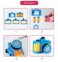 Perler Bolas Cuadradas 2.6mm/5mm Para Tablero De Puzle 3D Juguetes Educativos Para Niños Jigsaw Puzzle Brinquedos Unisex - details 6
