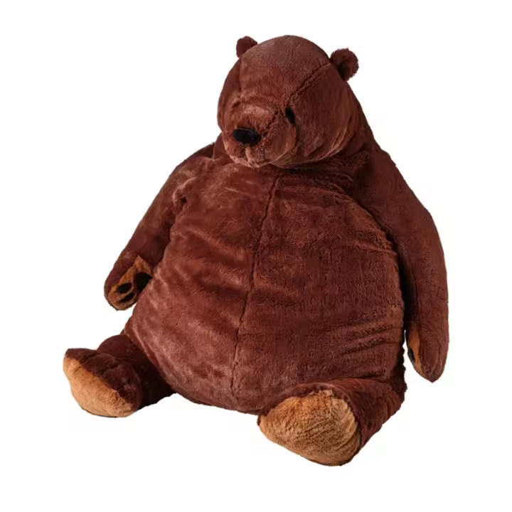 Oso De Peluche Marrón De 40cm Juguete Grande Oso Teddy Suave Cojín Almohada Para Niñas Regalos De Cumpleaños Juguetes De Animales De Peluche Unisex - 1