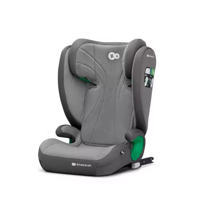 Kinderkraft JUNIOR FIX Silla coche Isofix, I-SIZE,  Silla coche bebé, Silla coche para niños, Cinturón, Universal para coche, Grupo 2/3, de 15 a 36 kg - 1