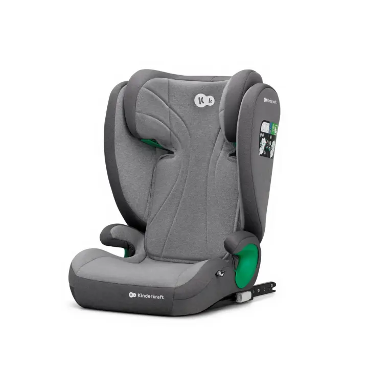 Kinderkraft JUNIOR FIX Silla coche Isofix, I-SIZE,  Silla coche bebé, Silla coche para niños, Cinturón, Universal para coche, Grupo 2/3, de 15 a 36 kg - 1