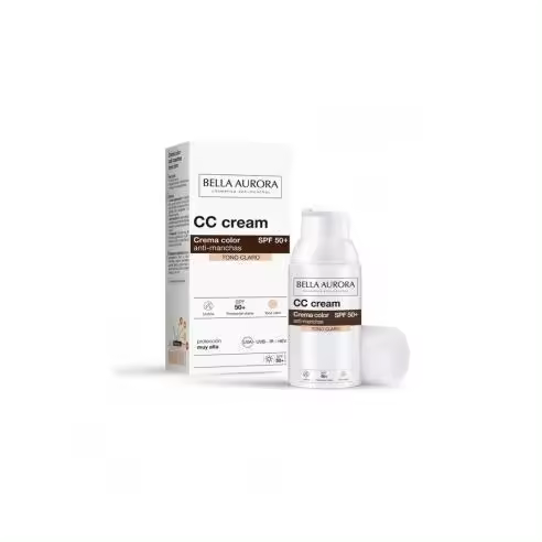 Bella Aurora CC Cream Anti-Manchas Tono Claro SPF50+ 30ml - 1