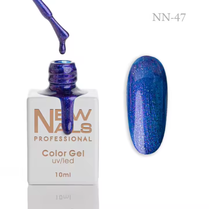 Esmalte semipermanente NN-47 3D Cat Eye    New Nails Professional - 1