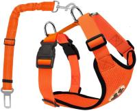 Juego De Arnes Para Coche Para Perros Con Cinturón De Seguridad Ajustable Y Malla Transpirable Y Cuerda Elástica Para Vehículo - details 6