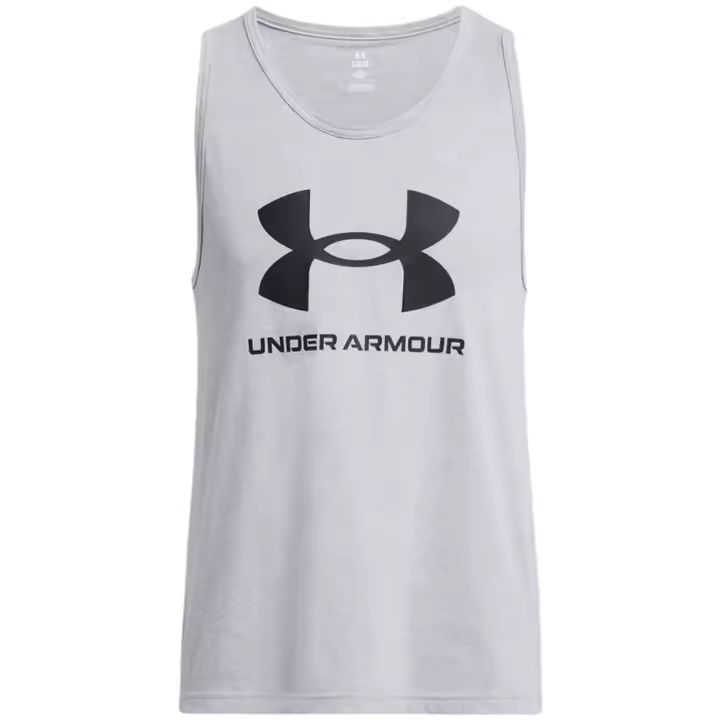 Camiseta de Tirantes Under Armour Sportstyle Logo para hombre en color gris - 1