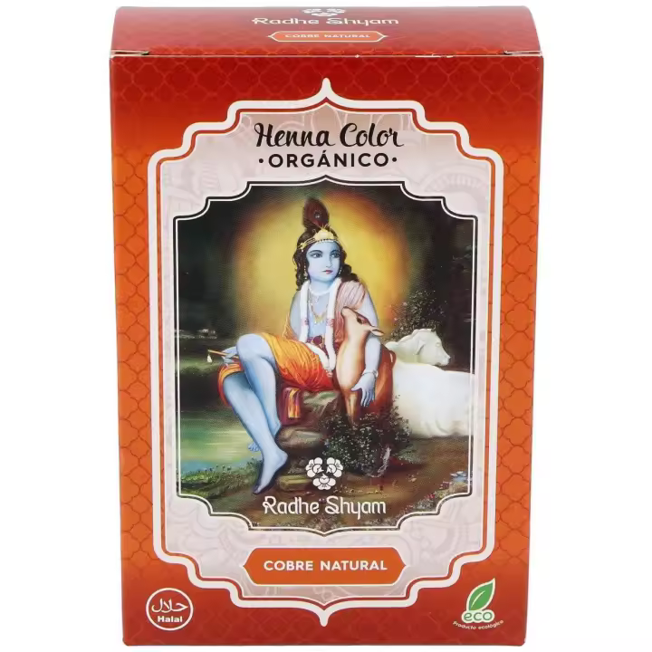 Radhe Shyam Henna Tinte Natur Cobre Polvo 100Gr - 1