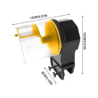 Alimentador De Acuario Inteligente Automático Para Peces Tanque De Goldfish Capacidad De Alimentación Máxima 500g Material Plástico Pantalla LCD - details 1