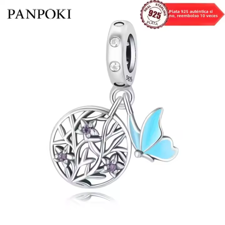 Encanto De Flor De Térmilo 925 Plata Esterlina Auténtica Con Encanto De Semillas De Girasol Colgante Para Pulsera Original Joyería Fina Para Mujer Regalo De Noche Fiesta - 1