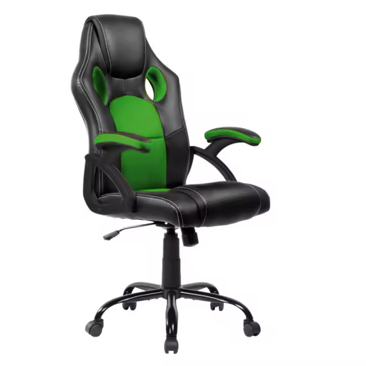 Dormidan -Silla Gaming, Silla de Escritorio, Silla de Oficina, Silla de Ordenador, Silla Giratoria, regulación en altura, con respaldo, Silla para videojuego, Silla Racing SR-1 - 1