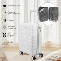 Maletas de Viaje Trolley Rígida, Equipaje de Mano,Maleta de Cabina Rígida Polipropileno con 4 Ruedas Dobles 360° y Cierre de Combinación, Maletas de Viaje Pequeñas y Grandes Ligeras - details 2