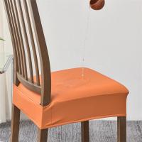 Cubiertas De Silla De Comedor En Cuero PU Impermeable Modernas Y Duraderas Antipolvo Para Hogar Y Hotel Cubierta De Cojín Elástica - details 39