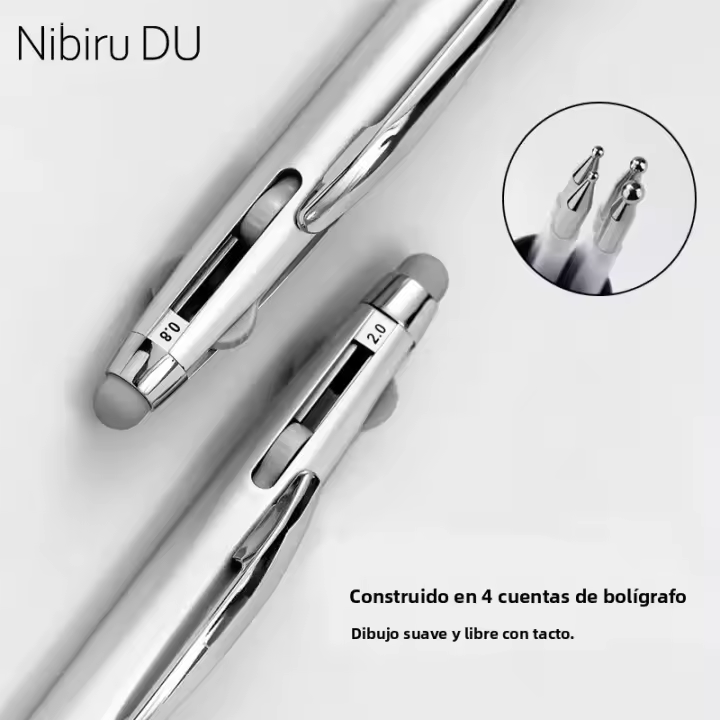 Bolígrafo De Arte De Uñas Profesional 4-en-1 Herramientas De Manicura Con Selector De Diamantes DIY Punto De Uñas De Tamaños Variados Para Pintura De Uñas - 1