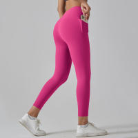 Leggings Para Mujer Con Bolsillos Pantalones De Yoga Para Gimnasio Deporte Fitness De Cintura Alta Control De Abdomen Para Correr Entrenamiento - details 31