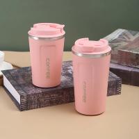 Taza Térmica De Acero Inoxidable 380/510ml Para Viaje Y Oficina Termo Antigoteo Con Capacidad Grande Y Estilo De Negocios - details 12