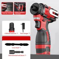 Taladro Eléctrico Inalámbrico De 18V Con Motor Brushless 80N.m Herramienta Eléctrica Para Perforar Y Tirar Pilas Recargables - details 0
